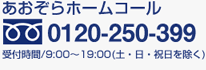 ��������z�[���R�[�� 0120-250-399