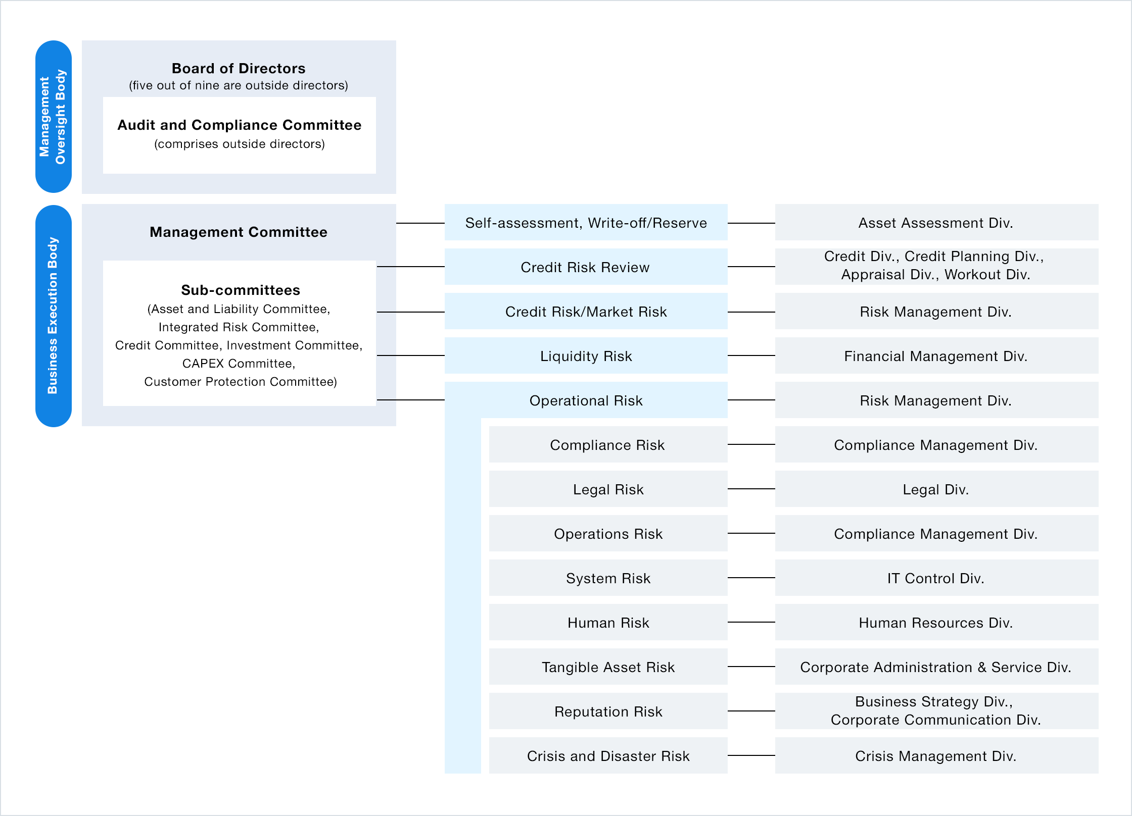 an image about Risk Governance Structure