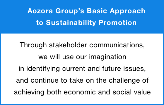 Basic Approach to Sustainability Promotion