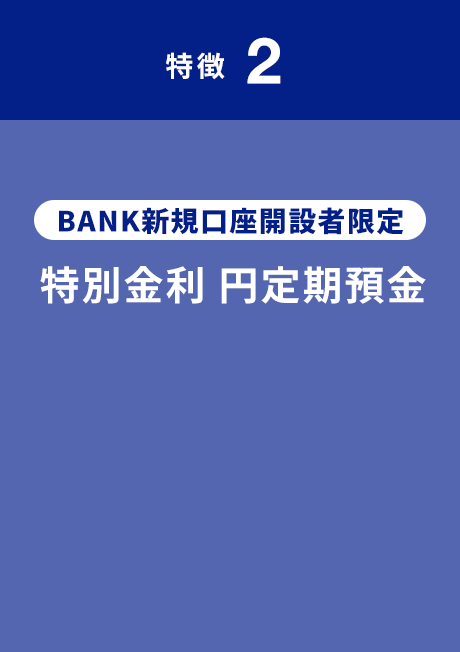 特別金利円定期預金