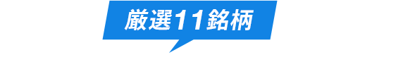 厳選11銘柄 「BANK CHOICE」対象銘柄についての画像