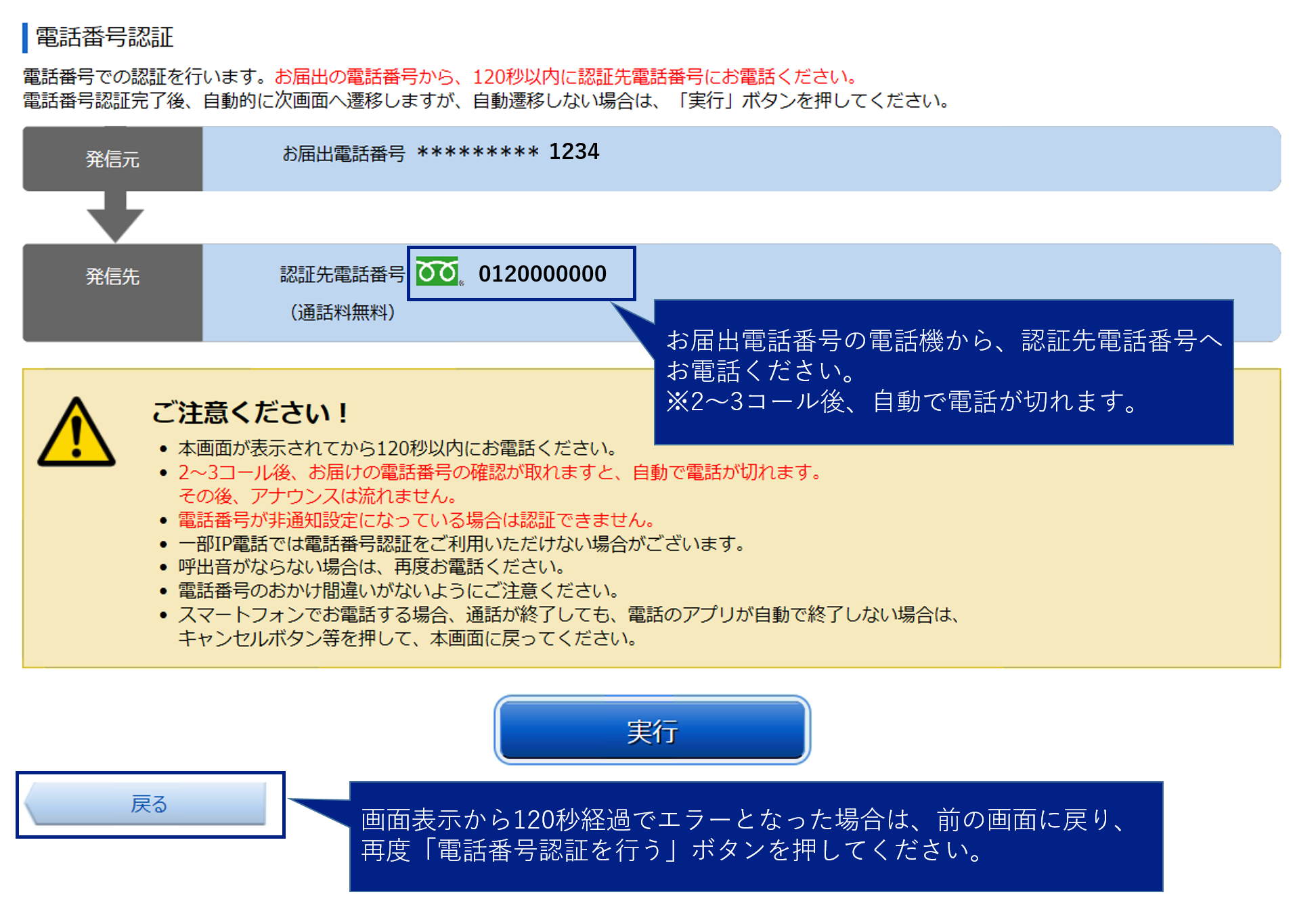 届出電話番号認証とはなんですか？ | あおぞら銀行